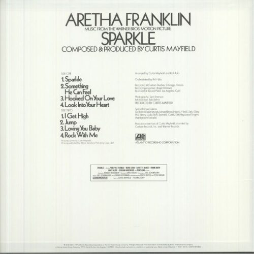 Aretha Franklin - Sparkle (Music From The Warner Bros. Motion Picture) (Clear Vinyl)