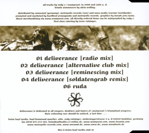 :wumpscut: - Deliverance (CDs)