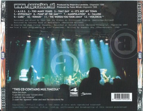 Agresión - Sur (CD)