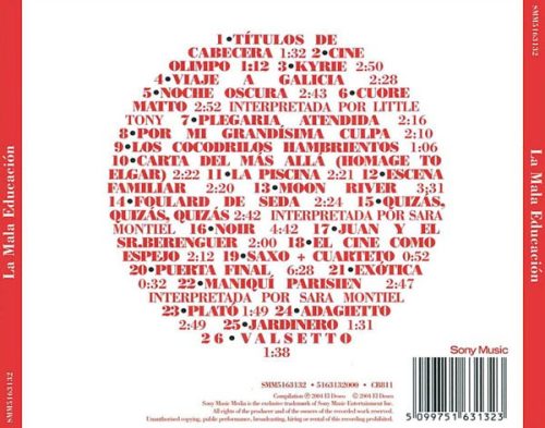 Alberto Iglesias – La Mala Educación (Banda Sonora Original) (CD)