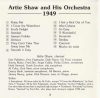 Artie Shaw And His Orchestra - 1949 - Previously Unreleased Recordings (CD)