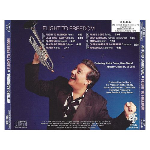 Arturo Sandoval - Flight To Freedom (CD)