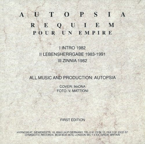 Autopsia - Requiem Pour Un Empire (CDs)