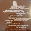 B.Low - 3.11 Eyewitnessnews On Subfusion FM (CD)