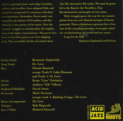Benjamin Zephaniah & The Hazardous Dub Company - Back To Roots (CD)