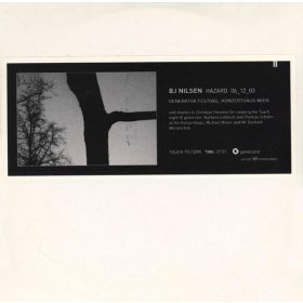   BJNilsen - Hazard 06_12_03 (Generator Festival, Konzerthaus Wien) (CD)