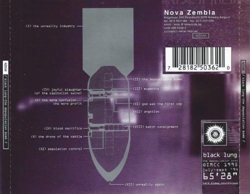 Black Lung - The Depopulation Bomb (CD)