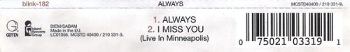 Blink-182 - Always (CDs)
