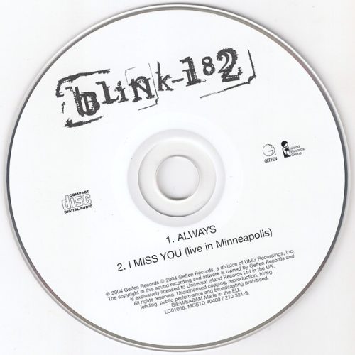 Blink-182 - Always (CDs)