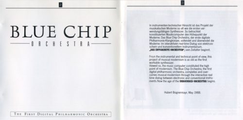 Blue Chip Orchestra - Blue Chip Orchestra (CD)