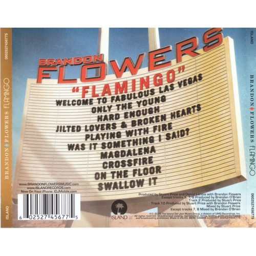 Brandon Flowers - Flamingo (CD)