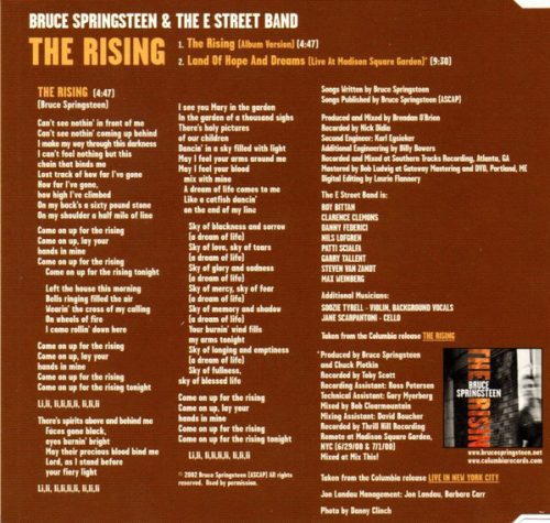 Bruce Springsteen - The Rising (CDs)