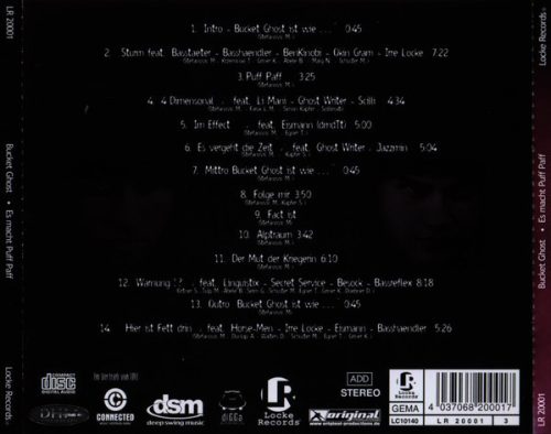 Bucket Ghost - Es Macht Puff Paff (CD)