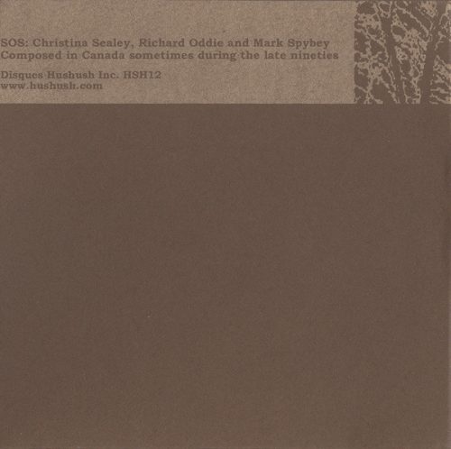 Christina Sealey / Richard Oddie / Mark Spybey - SOS (CD)