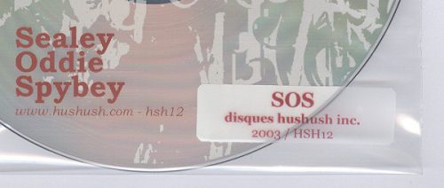Christina Sealey / Richard Oddie / Mark Spybey - SOS (CD)