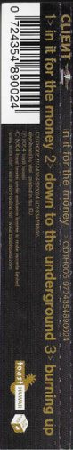 Client - In It For The Money (CDs)