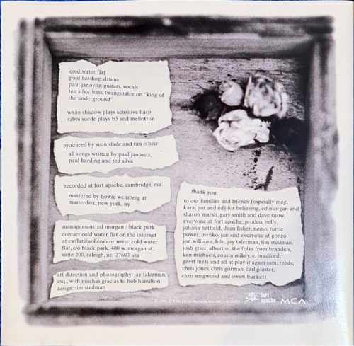 Cold Water Flat - Cold Water Flat (CD)