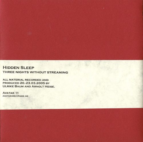 Combative Alignment - Hidden Sleep (CD-R)