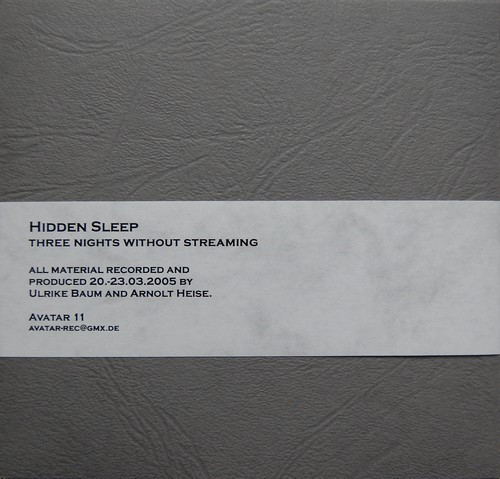 Combative Alignment - Hidden Sleep (CD-R)