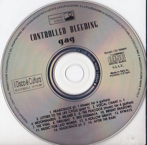 Controlled Bleeding - Gag (CD)