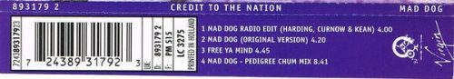 Credit To The Nation - Mad Dog (CDs)