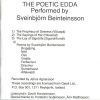 Current 93 Present Sveinbjörn Beinteinsson - Edda (CD)