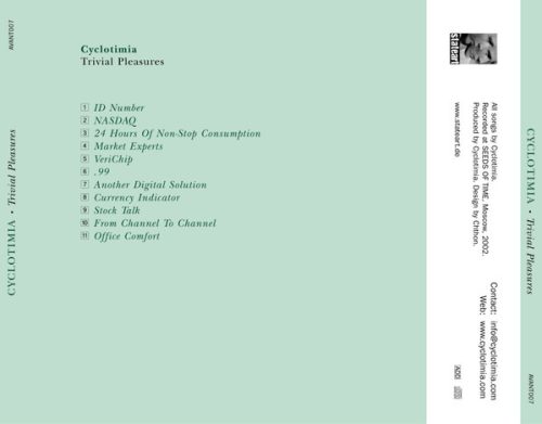 Cyclotimia - Trivial Pleasures (CDs)