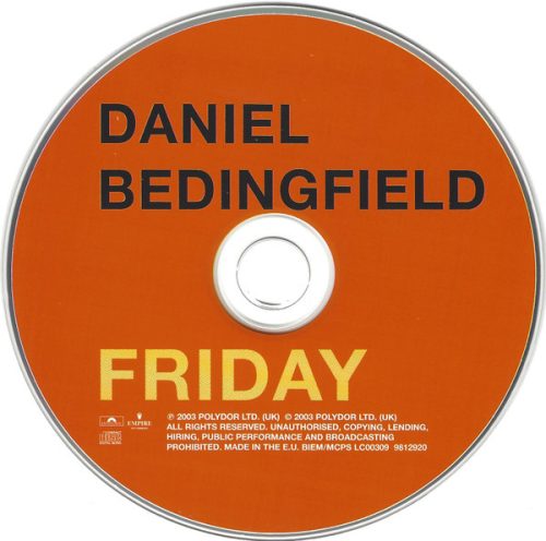 Daniel Bedingfield - Friday (CDs)