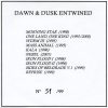 Dawn & Dusk Entwined - Untitled (CD-R)