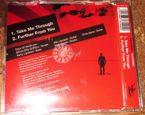 Days Of Worth - Take Me Through (CDs)