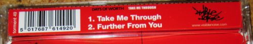 Days Of Worth - Take Me Through (CDs)