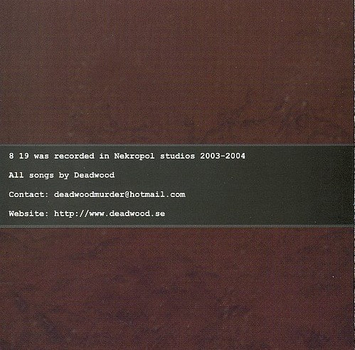 Deadwood - 8 19 (CD)
