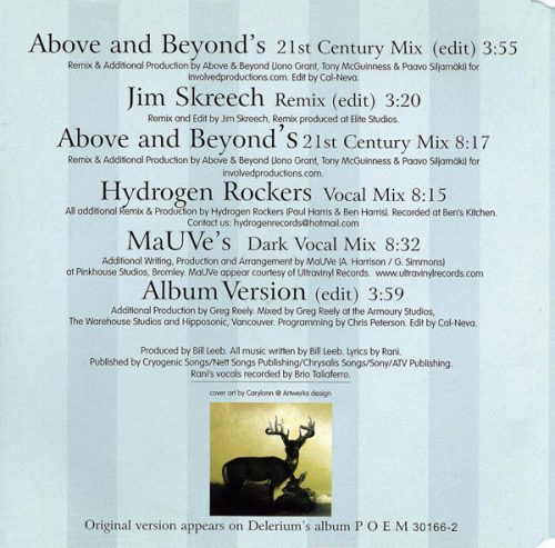 Delerium Featuring Rani - Underwater (CDs)