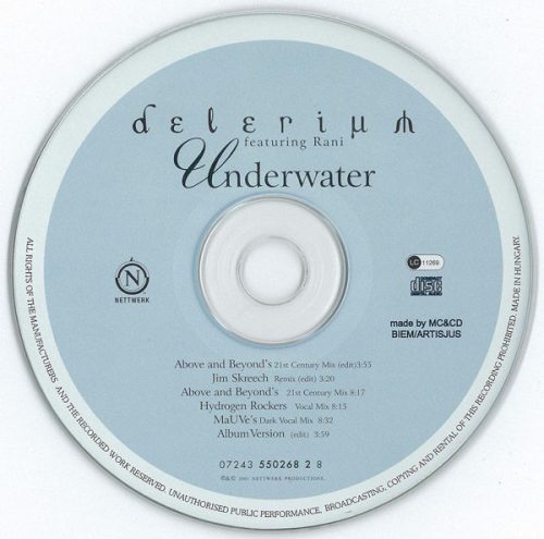 Delerium Featuring Rani - Underwater (CDs)