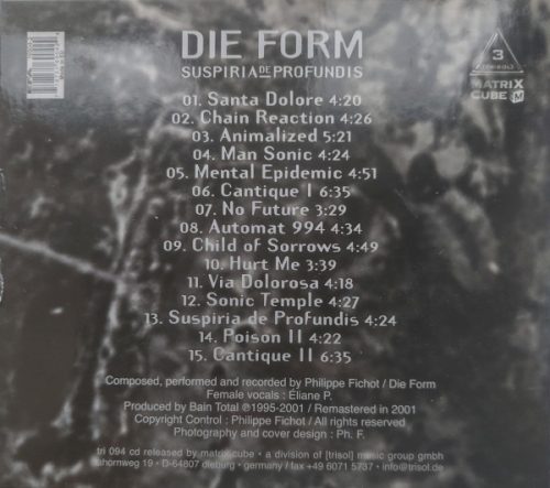 Die Form - Suspiria de Profundis (CD)