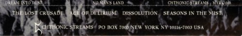 Dream Into Dust - No Man's Land (CDs)