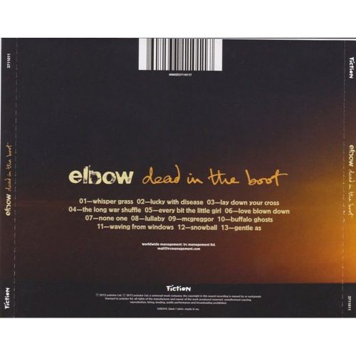 Elbow - Dead In The Boot (CD)