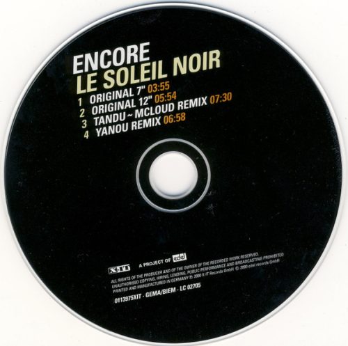 Encore! - Le Soleil Noir (CDs)