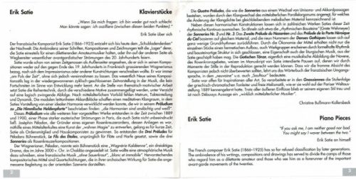 Erik Satie - Piano Works (CD)