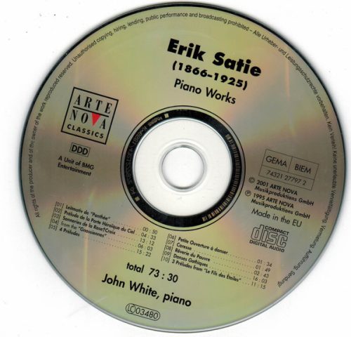 Erik Satie - Piano Works (CD)