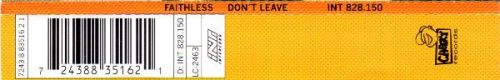 Faithless - Don't Leave (CDs)