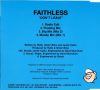 Faithless - Don't Leave (CDs)