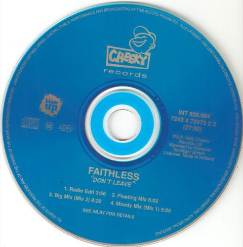 Faithless - Don't Leave (CDs)