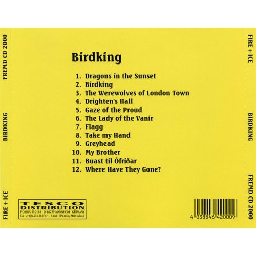 Fire + Ice - Birdking (CD)