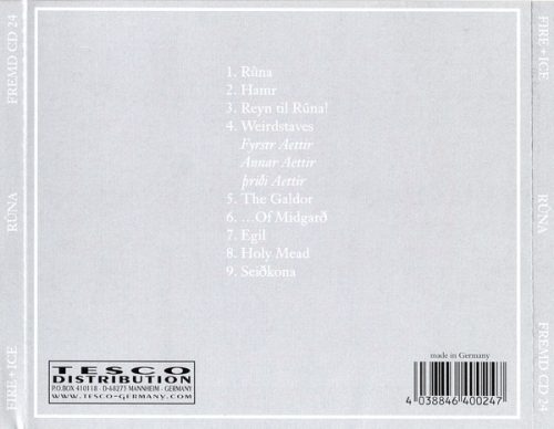 Fire + Ice - Rûna (CD)