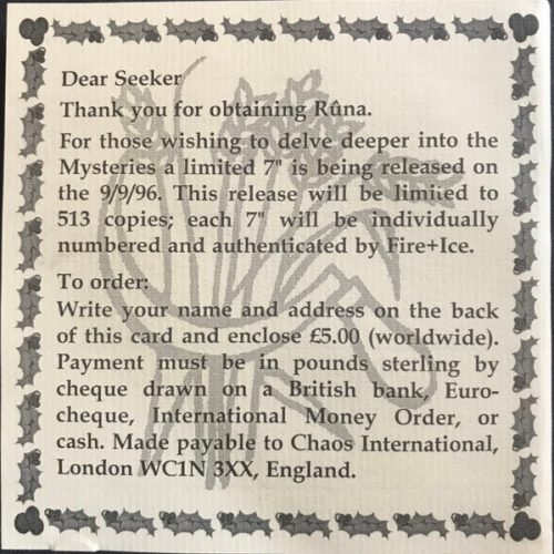 Fire + Ice - Rûna (CD)