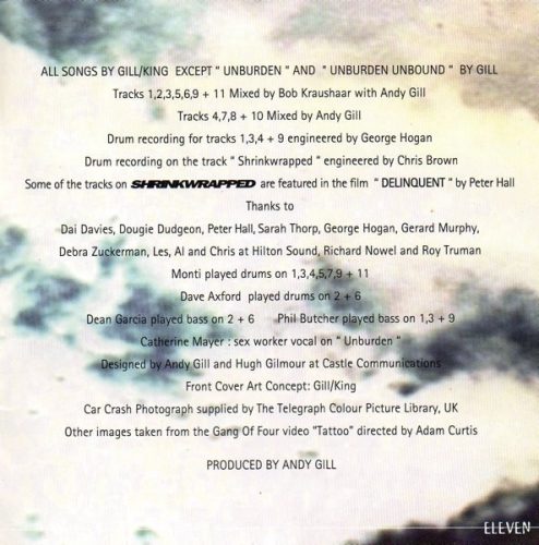 Gang Of Four - Shrinkwrapped (CD)