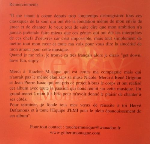 Gilbert Montagné - Get Ready (CD)