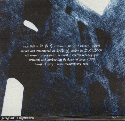 Goreghast - Nightmares (CD-R)
