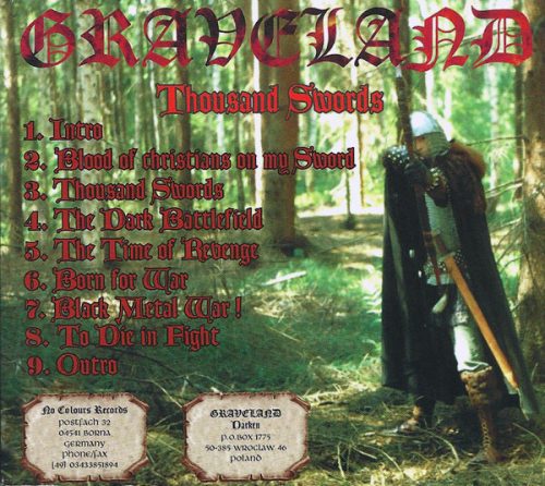 Graveland - Thousand Swords (CD)